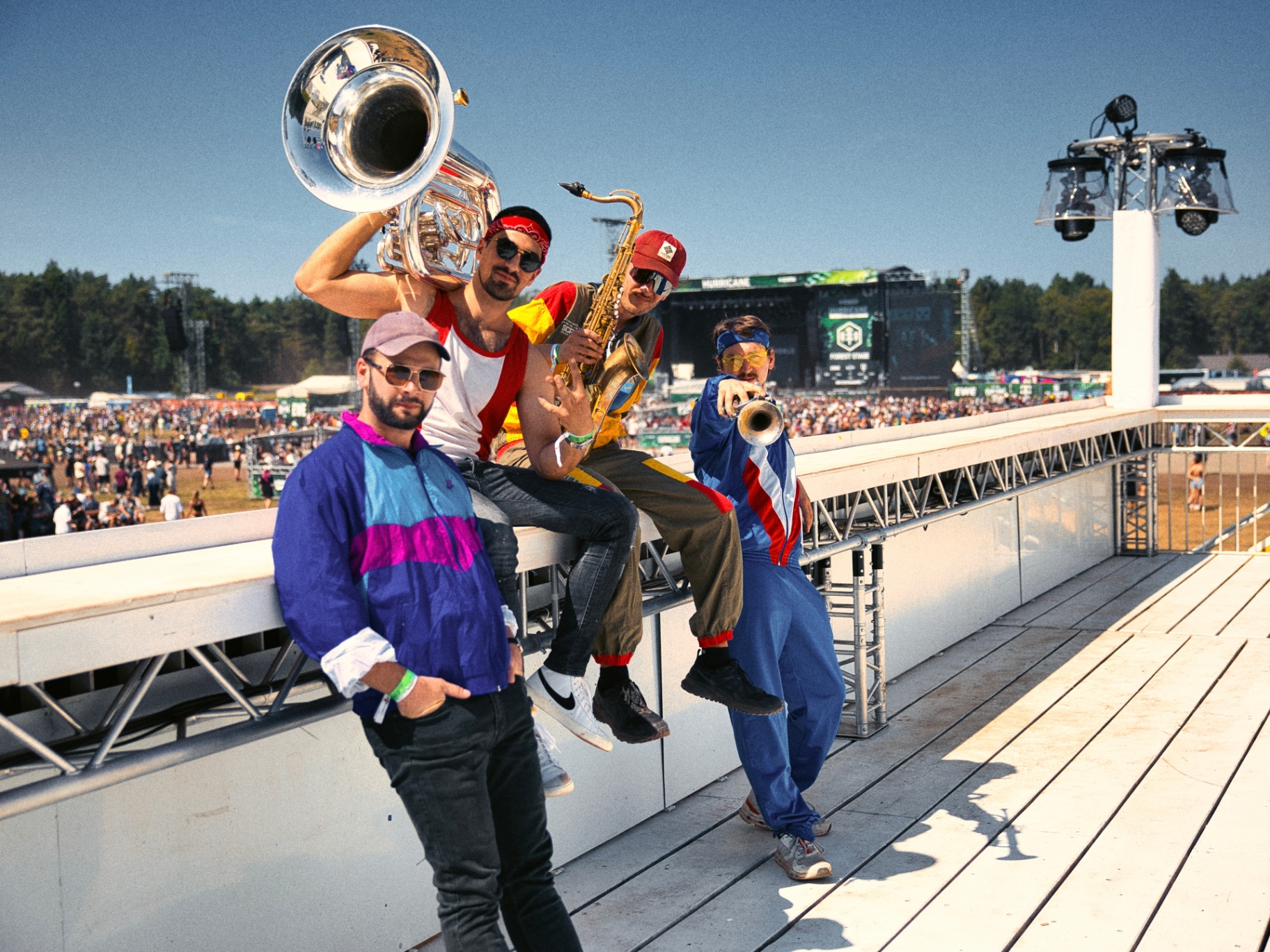 Brass Party Berlin live auf der Bühne